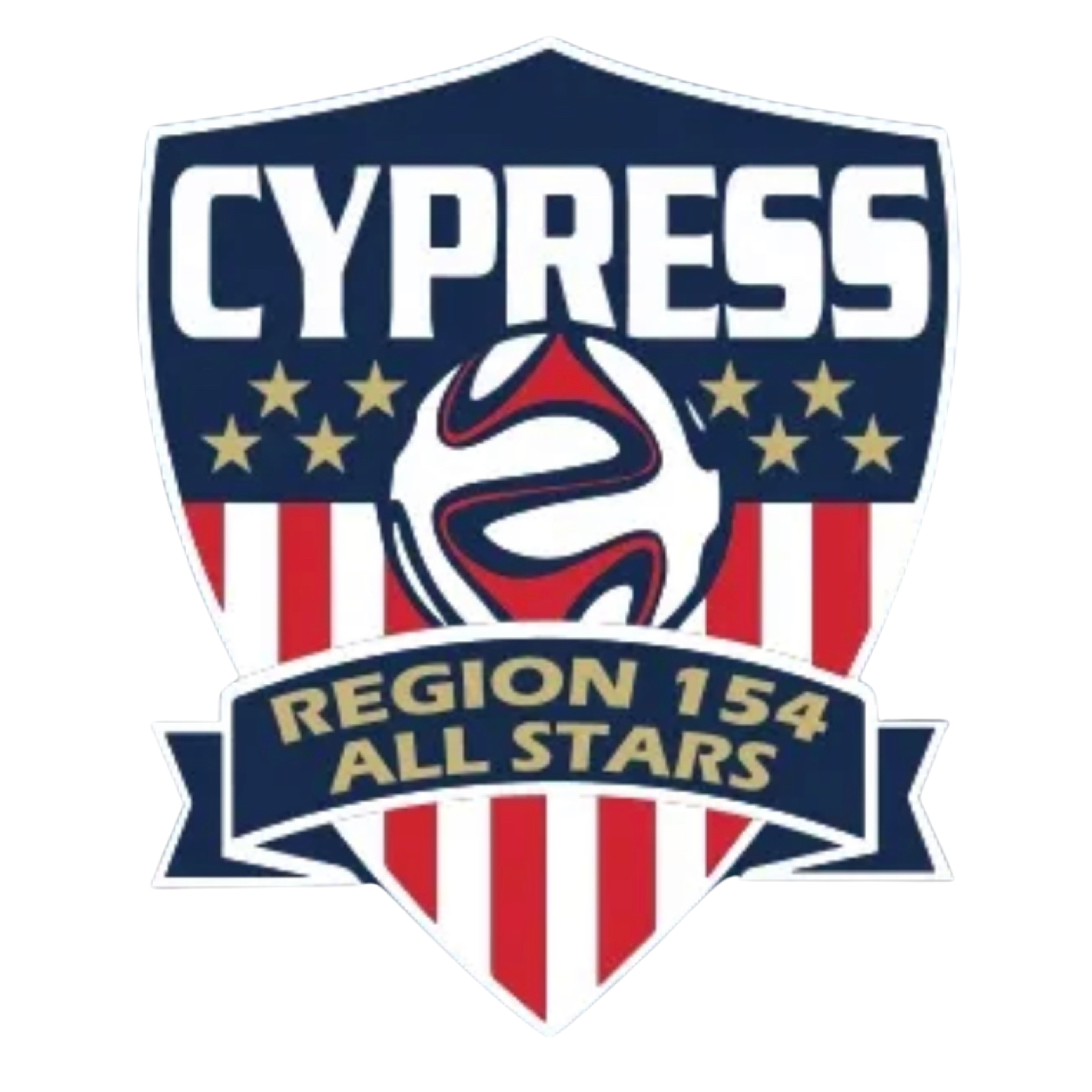 Cypress AYSO Region 154 All Stars Logo